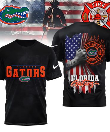 Florida Gators , Premium Ncaa Firefighter American Flag Shirt Hi