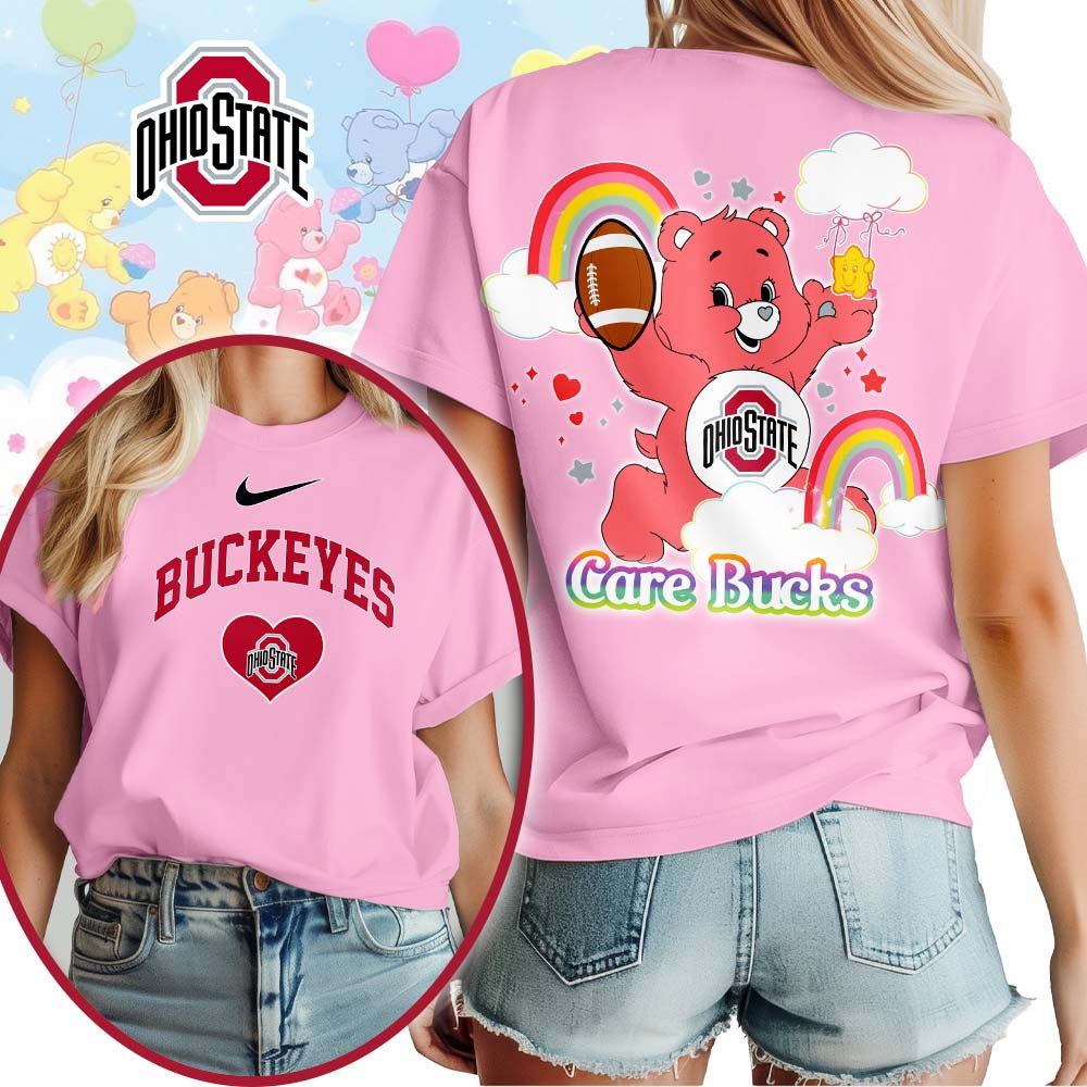 Ohio State Buckeyes , Premium Ncaa X Care Bears 3D T-Shirt Mm