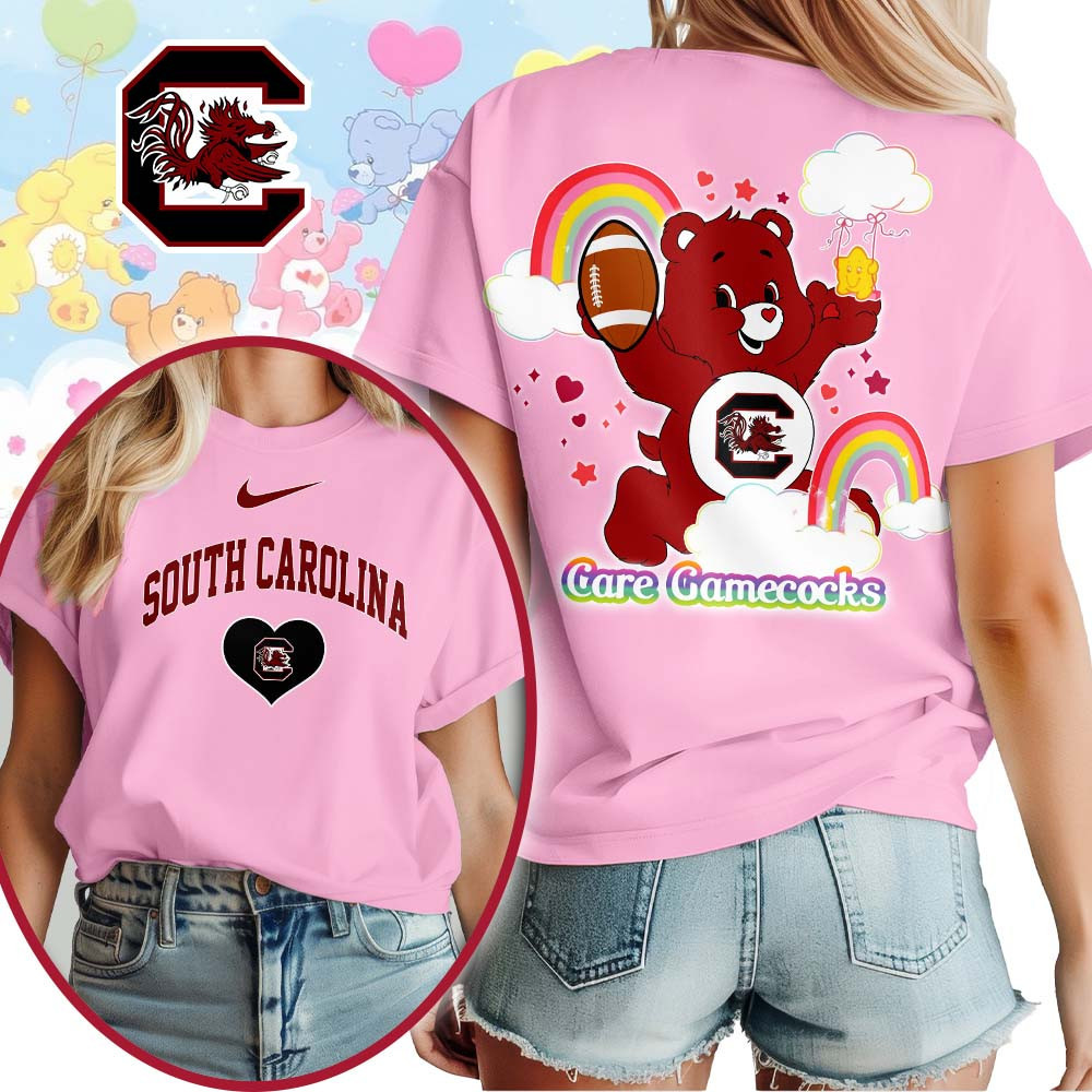 South Carolina Gamecocks , Premium Ncaa X Care Bears 3D T-Shirt Mm