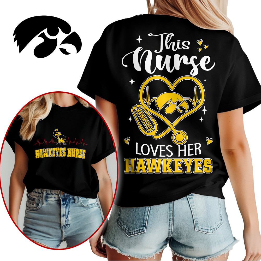 Iowa Hawkeyes , Premium Nurse Appreciation Month Unisex Shirt Ny