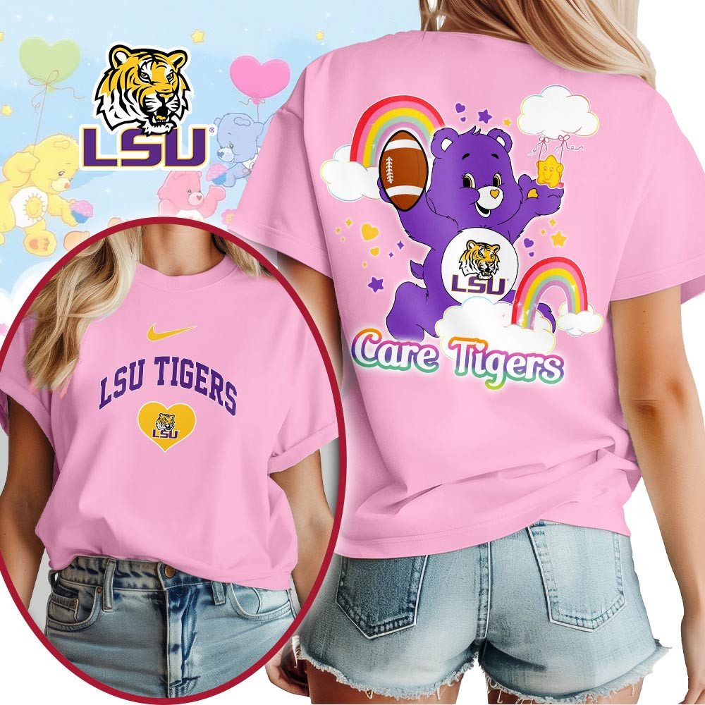 Lsu Tigers , Premium Ncaa X Care Bears 3D T-Shirt Mm