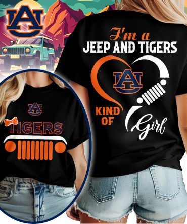 Auburn Tigers , Premium Ncaa Jeep Girl Unisex Shirt Td