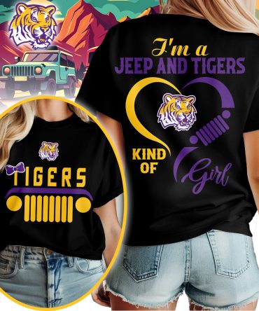 Lsu Tigers , Premium Ncaa Jeep Girl Unisex Shirt Td