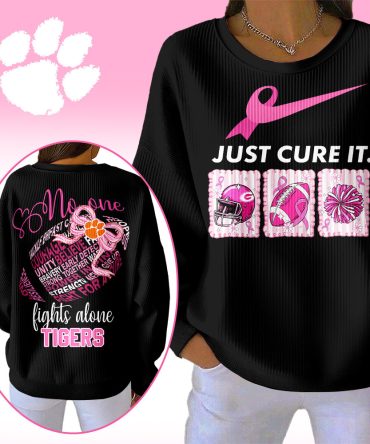 Clemson Tigers , Premium Ncaa Breast Cancer Awareness T-Shirt And Sweatshirt Ny