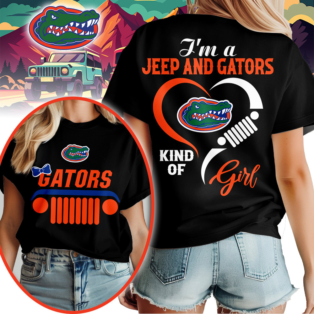 Florida Gators , Premium Ncaa Jeep Girl Unisex Shirt Td