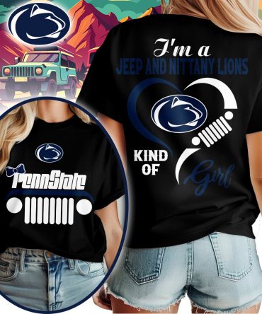 Penn State Nittany Lions , Premium Ncaa Jeep Girl Unisex Shirt Td