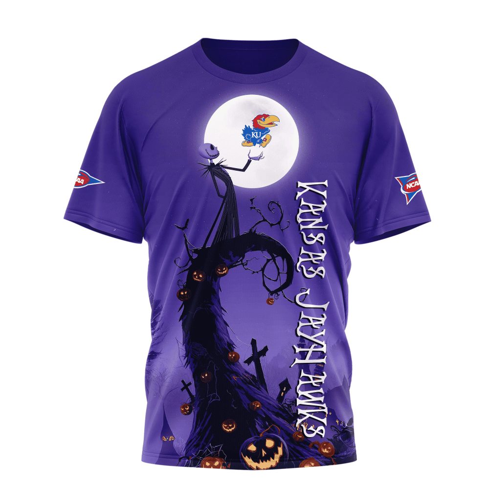 Kansas Jayhawks , Premium Ncaa Halloween The Nightmare 3D Shirt Ny