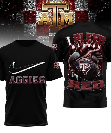 Texas A&M Aggies , Premium Ncaa I Bleed 3D Shirt Hi