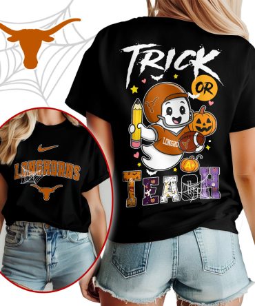 Texas Longhorns , Premium Ncaa Halloween Trick Or Teach Unisex Shirt Ny