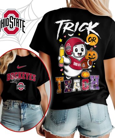 Ohio State Buckeyes , Premium Ncaa Halloween Trick Or Teach Unisex Shirt Ny