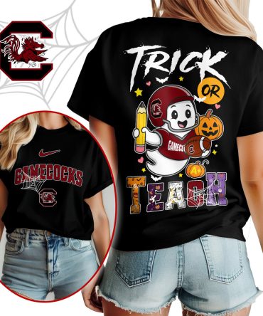 South Carolina Gamecocks , Premium Ncaa Halloween Trick Or Teach Unisex Shirt Ny