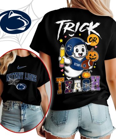 Penn State Nittany Lions , Premium Ncaa Halloween Trick Or Teach Unisex Shirt Ny