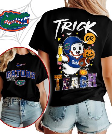 Florida Gators , Premium Ncaa Halloween Trick Or Teach Unisex Shirt Ny