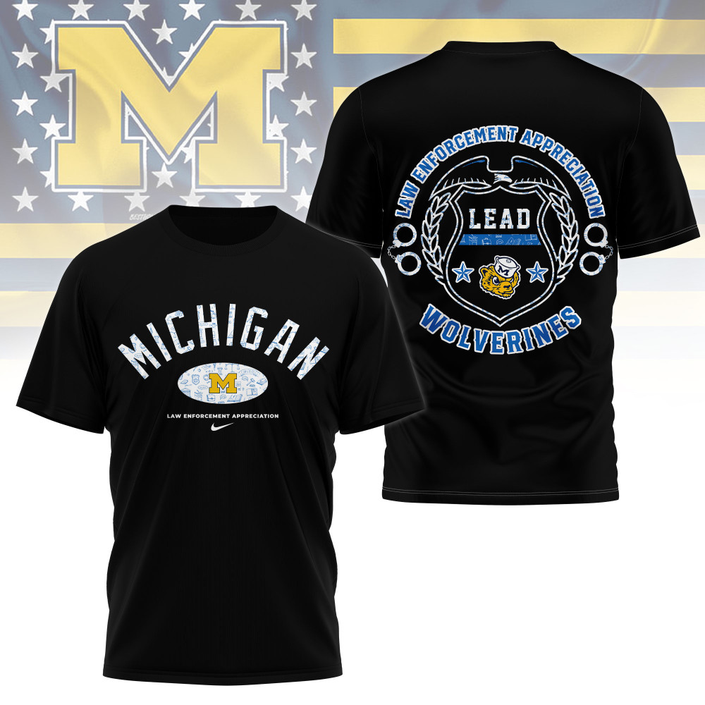 Michigan Wolverines , Premium Ncaa Law Appreciation Month 3D Shirt Ny