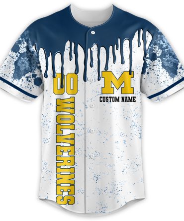 Michigan Wolverines , Premium I Bleed Jersey Shirt Hi