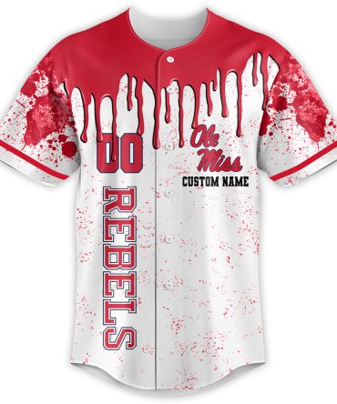 Ole Miss Rebels , Premium I Bleed Jersey Shirt Hi