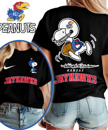 Kansas Jayhawks , Premium Ncaa X Peanuts Fan 3D Shirt Hi