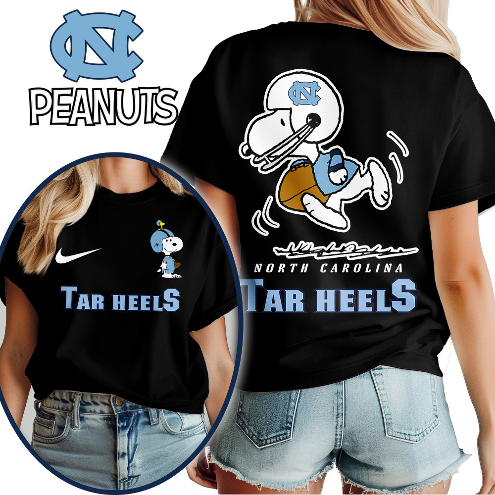 North Carolina Tar Heels , Premium Ncaa X Peanuts Fan 3D Shirt Hi