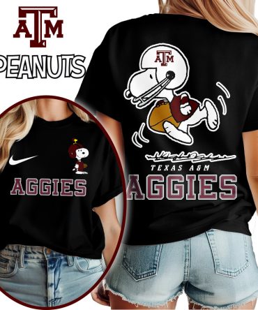 Texas A&M Aggies , Premium Ncaa X Peanuts Fan 3D Shirt Hi