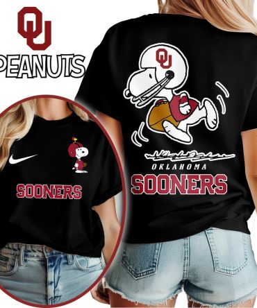 Oklahoma Sooners , Premium Ncaa X Peanuts Fan 3D Shirt Hi