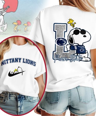 Penn State Nittany Lions , Premium Ncaa Snoopy T-Shirt Mm