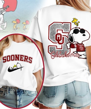Oklahoma Sooners , Premium Ncaa Snoopy T-Shirt Mm
