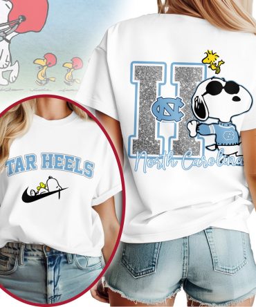 North Carolina Tar Heels , Premium Ncaa Snoopy T-Shirt Mm