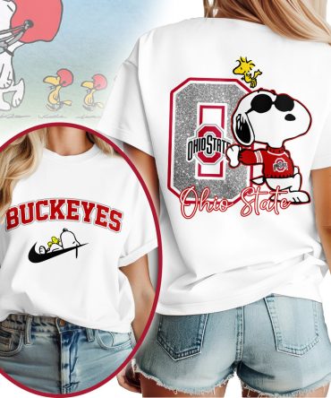 Ohio State Buckeyes , Premium Ncaa Snoopy T-Shirt Mm