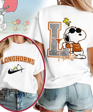 Texas Longhorns , Premium Ncaa Snoopy T-Shirt Mm