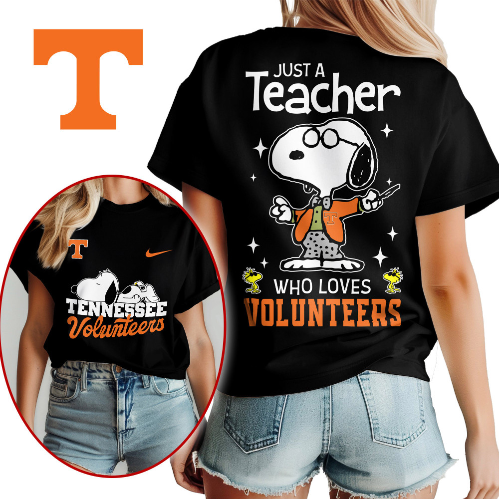 Tennessee Volunteers , Premium Ncaa Snoopy Teacher Appreciation Women Shirt Ny