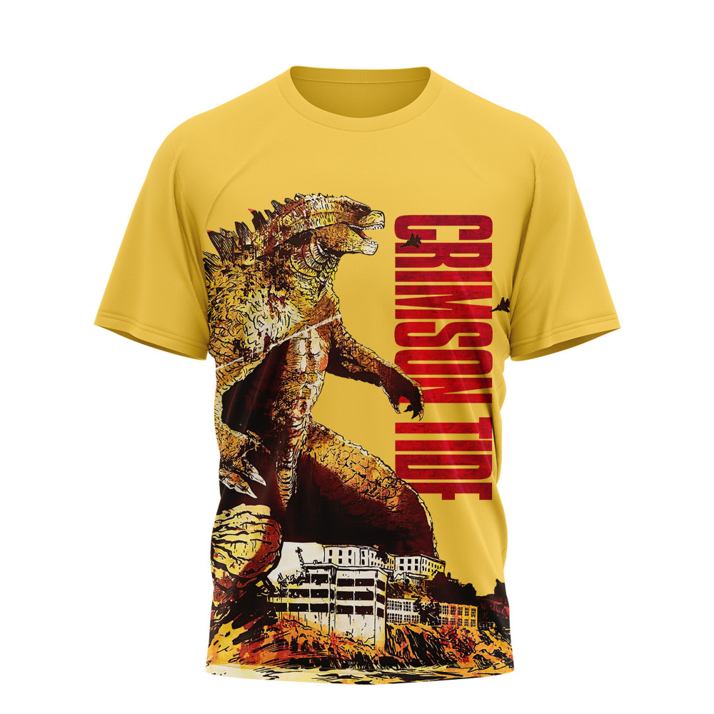 Alabama Crimson Tide , Premium Ncaa Godzilla King Of The Monsters 3D Shirt Ny
