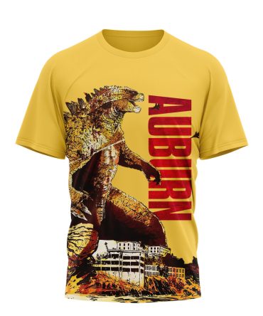 Auburn Tigers , Premium Ncaa Godzilla King Of The Monsters 3D Shirt Ny