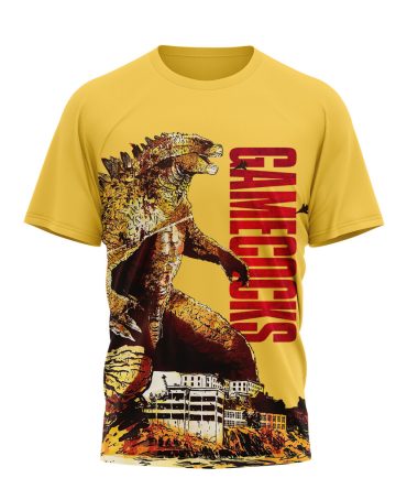 South Carolina Gamecocks , Premium Ncaa Godzilla King Of The Monsters 3D Shirt Ny