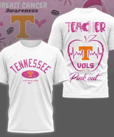 Tennessee Volunteers , Premium Ncaa Teacher Tackle Breast Cancer Shirt Ny