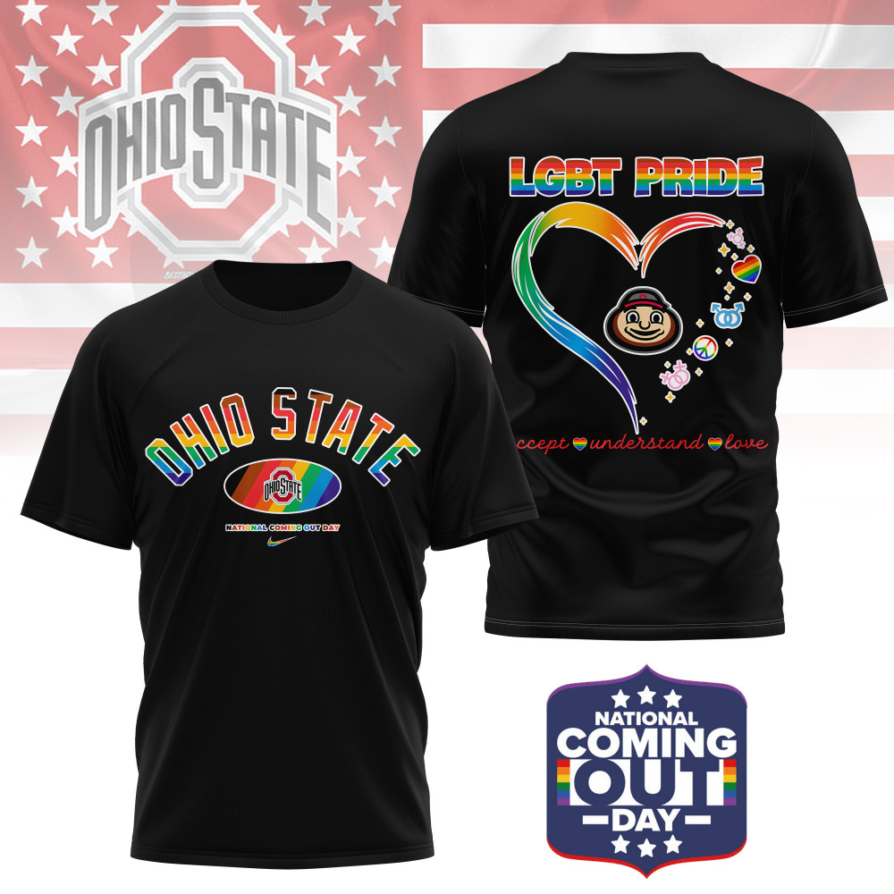 Ohio State Buckeyes , Premium Ncaa National Coming Out Day 3D Shirt Ny