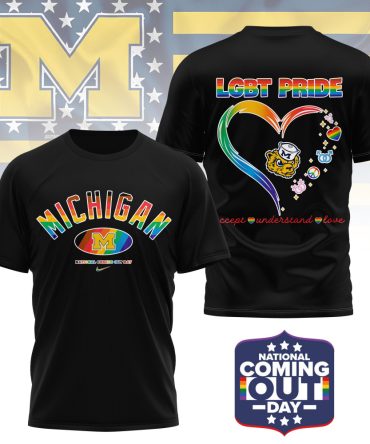 Michigan Wolverines , Premium Ncaa National Coming Out Day 3D Shirt Ny