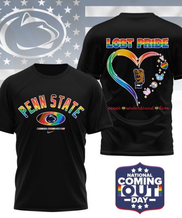 Penn State Nittany Lions , Premium Ncaa National Coming Out Day 3D Shirt Ny