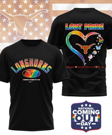 Texas Longhorns , Premium Ncaa National Coming Out Day 3D Shirt Ny