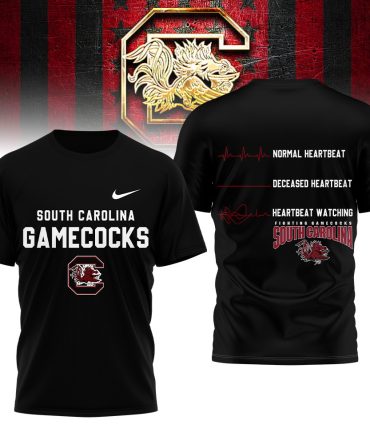South Carolina Gamecocks , Premium Ncaa Heartbeat Of True Fan 3D Shirt Hi