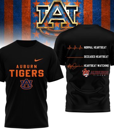 Auburn Tigers , Premium Ncaa Heartbeat Of True Fan 3D Shirt Hi