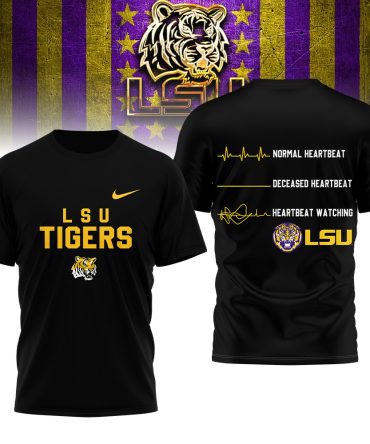 Lsu Tigers , Premium Ncaa Heartbeat Of True Fan 3D Shirt Hi