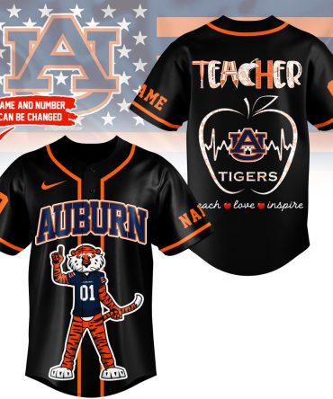 Auburn Tigers , Premium Teacher Appreciation Month Jersey Shirt Ny