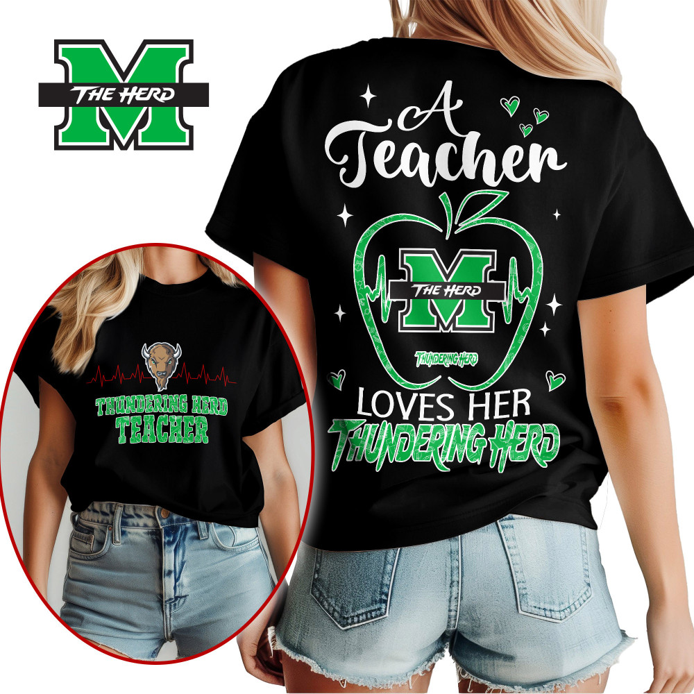 Marshall Thundering Herd , Premium Teacher Appreciation Month Unisex Shirt Ny