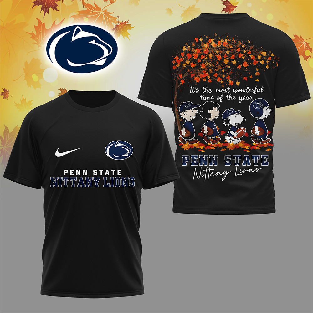 Penn State Nittany Lions , Premium Ncaa Fall Season 3D Shirt Hi