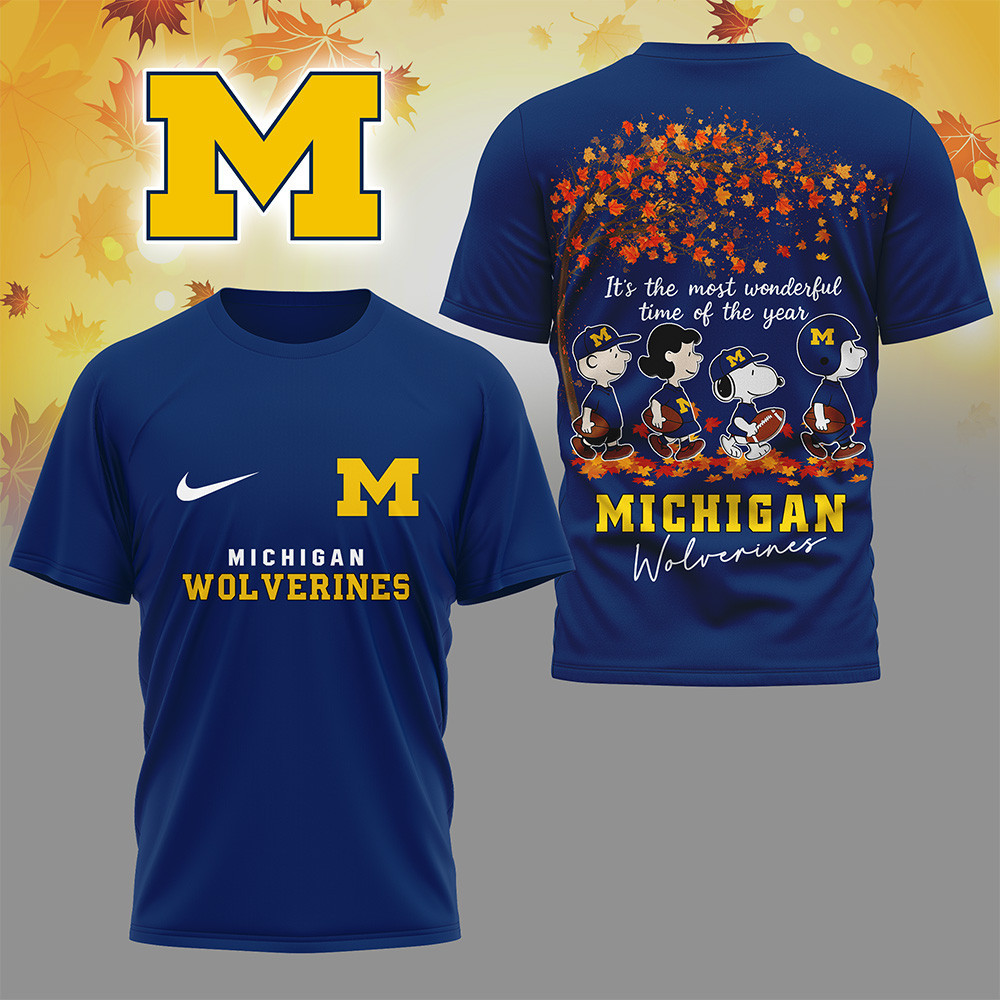Michigan Wolverines , Premium Ncaa Fall Season 3D Shirt Hi
