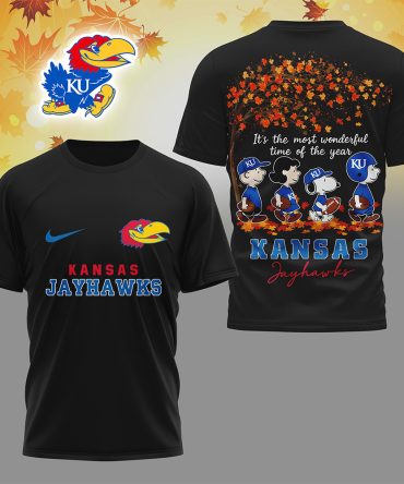 Kansas Jayhawks , Premium Ncaa Fall Season 3D Shirt Hi