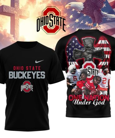 Ohio State Buckeyes , Premium Ncaa One Nation Under God 3D Shirt Hi