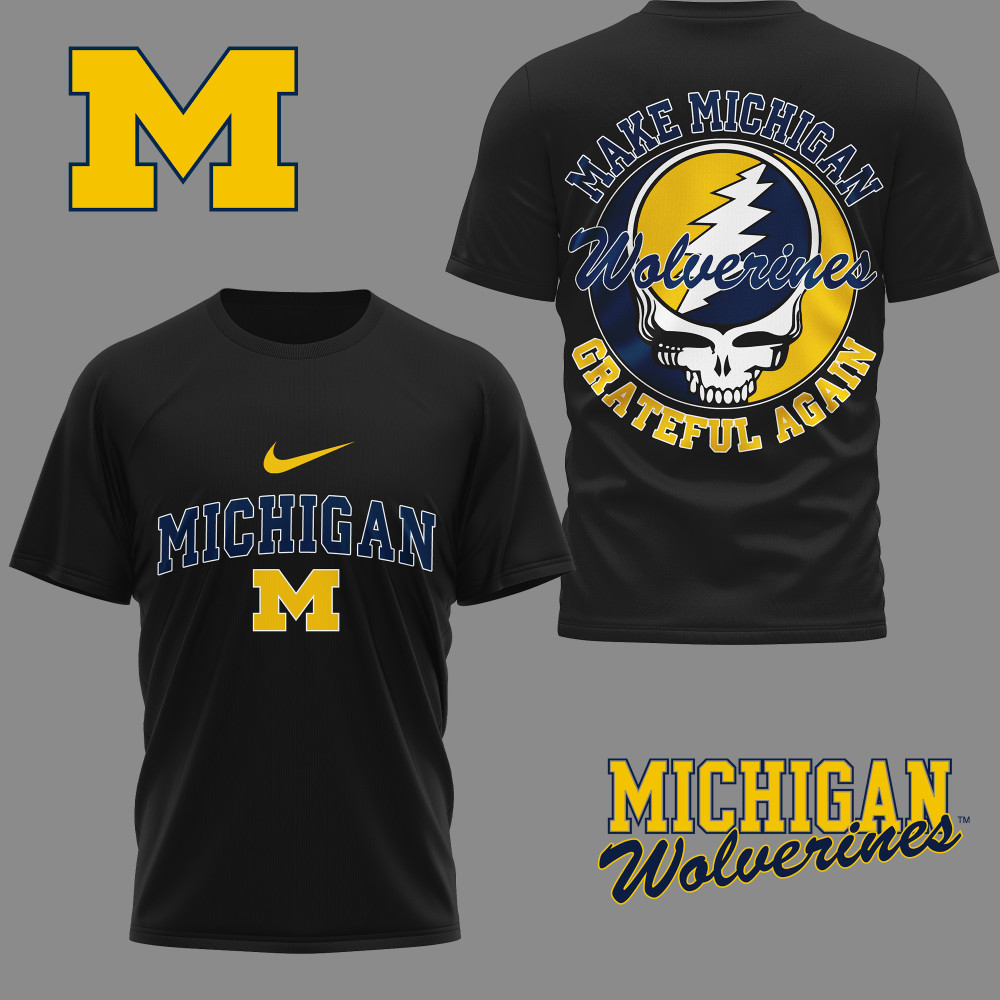 Michigan Wolverines , Premium Grateful Game Day 3D Shirt Ny