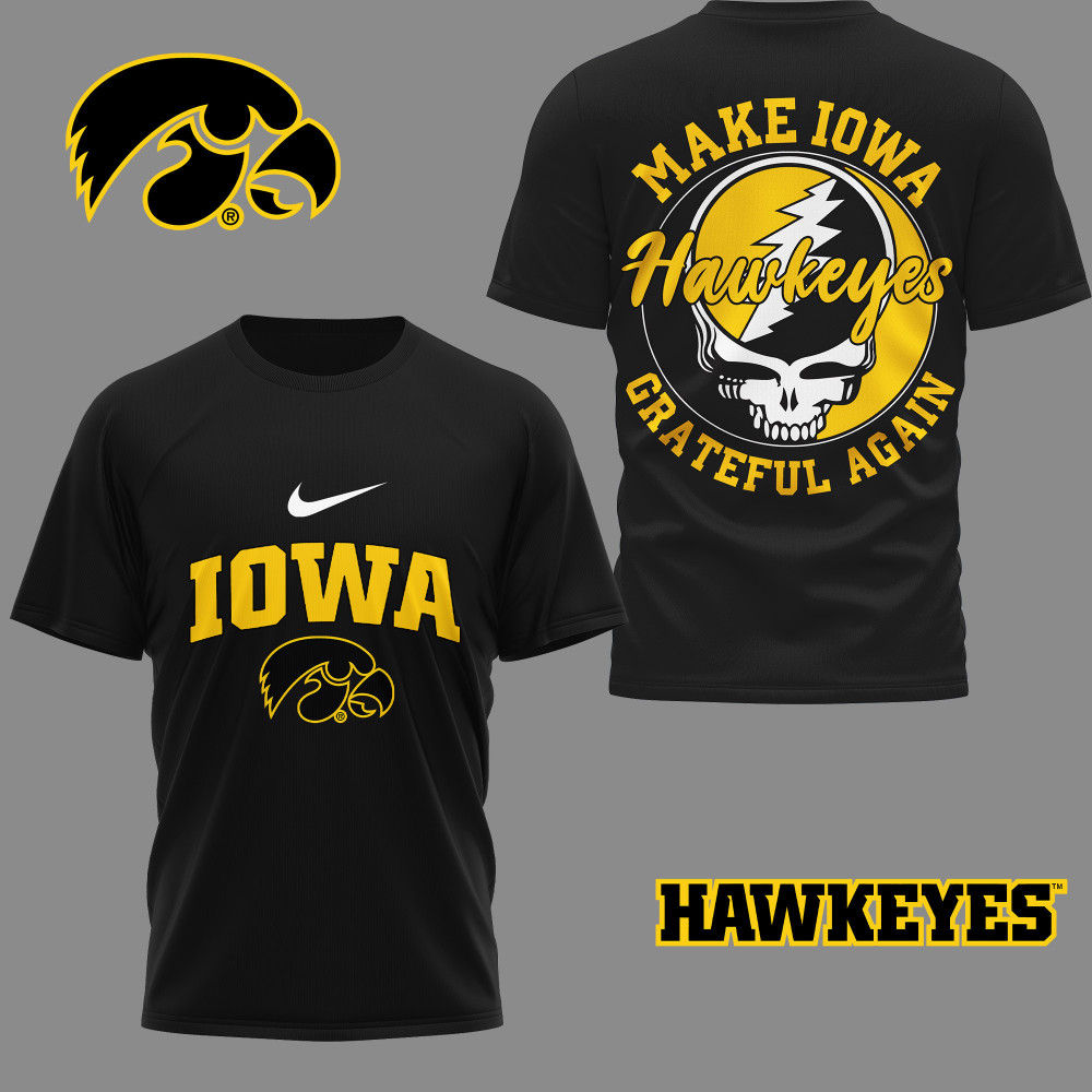 Iowa Hawkeyes , Premium Grateful Game Day 3D Shirt Ny