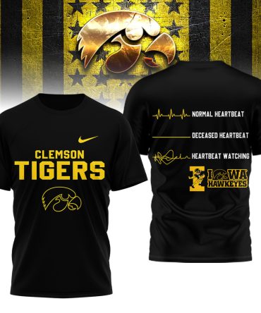 Iowa Hawkeyes , Premium Ncaa Heartbeat Of True Fan 3D Shirt Hi